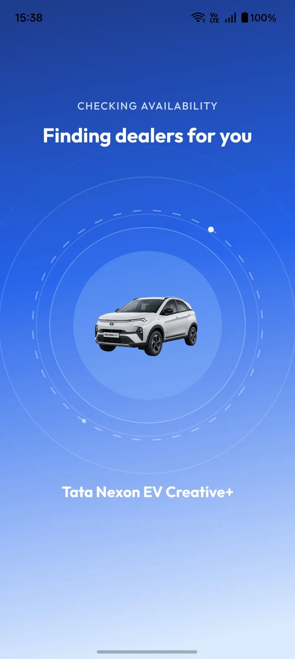 Finding verified dealers near you for the selected car